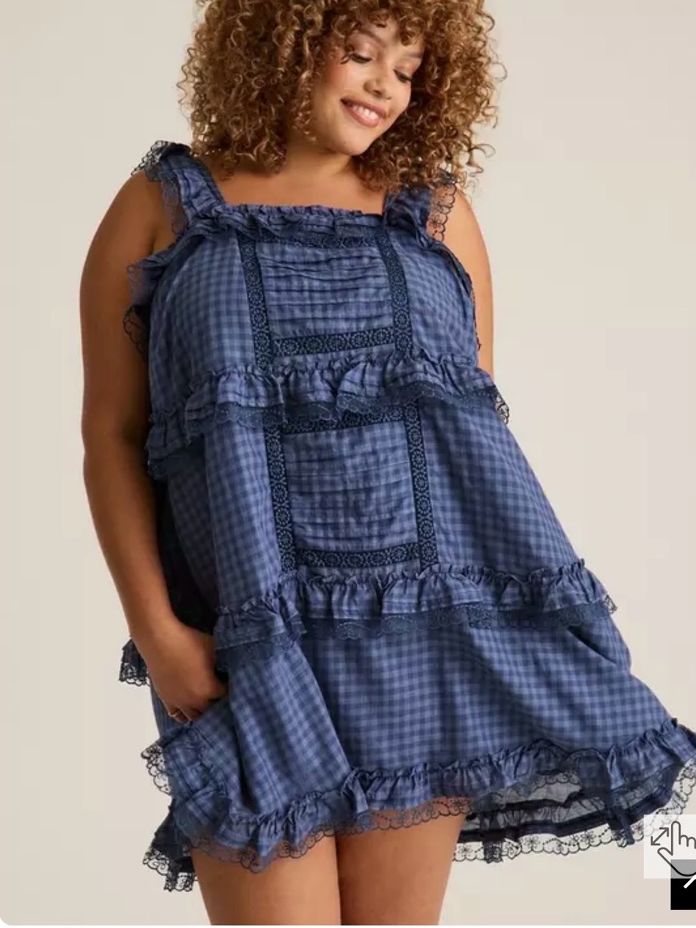 NWT TORRID Festi Open Back Tiered Dress - Picture 1 of 5